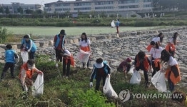 북천을 깨끗하게