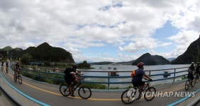 춘천 의암호 상류 자전거도로 30일 조기 개통