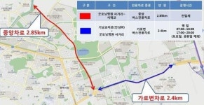 평택시, 안성IC∼소사벌지구 버스전용차로제 시행