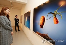 채소에 팔다리 붙인 작품들