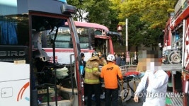 출근 시간 광역버스·통근버스 쿵…승객 25명 부상