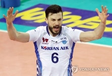 가스파리니 트리플크라운 대한항공, 홈개막전 승리