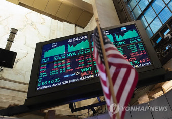 뉴욕증시 IBM 실적 호조…3대 지수 동시 사상 최고 마감
