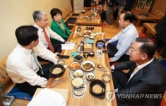 국민의당 중진의원 조찬 회동