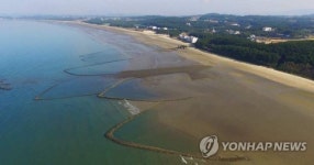 하늘에서 내려다본 별주부마을 독살