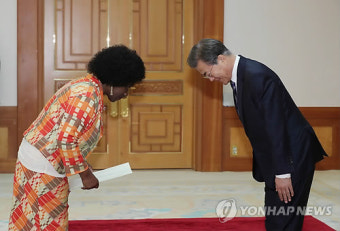 주한가나대사 신임장 제정