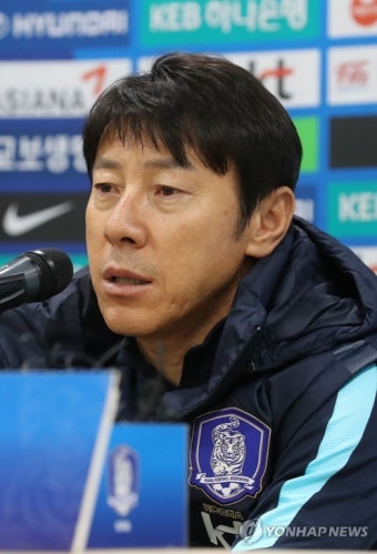 친선경기 앞둔 신태용 감독