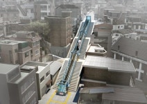 서울 용산구 해방촌 108계단에 엘리베이터 생긴다