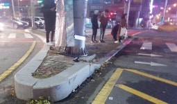 만취 상태서 운전하다 교통섬 돌진…3명 다쳐