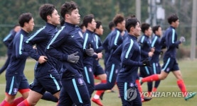 U-23 축구대표팀, 서귀포서 담금질