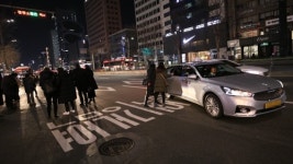 [사진르포] 심야 강남역에서 택시 타면 '운수 좋은 날?'