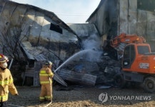 강릉 방앗간에서 화재…인명피해 없어