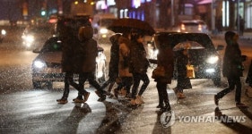 눈 내리는 퇴근길