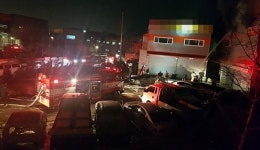 대전 자동차 정비공장서 불…1시간 만에 진화(종합)