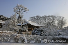 논산 명재고택의 겨울