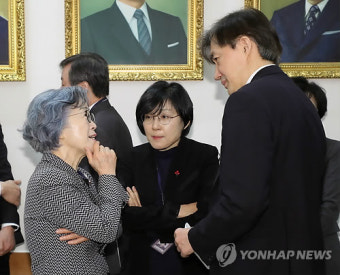 대화하는 박은정-조국-조현옥