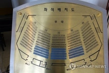 금강산 문화회관 좌석배치도