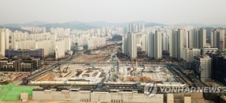 빼곡히 들어선 동탄역 주변 아파트