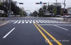 부산시내 차선·횡단보도 825㎞ 노면표시 새로 칠한다
