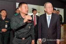 국방대 방문한 반기문 전 유엔사무총장