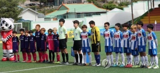 강릉서 처음 열린 초등생 축구 8인제