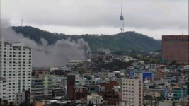 서울 장충동 성곽길 연립주택 화재…주민 5명 긴급대피