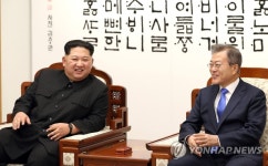 [남북정상회담] 환담하는 남북 정상