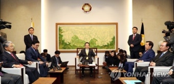 대통령 국회 방문, 우원식 의장 유보해달라 요청