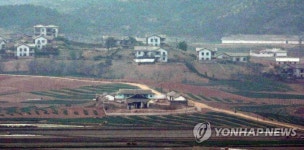 북한 마을에서 사라진 확성기