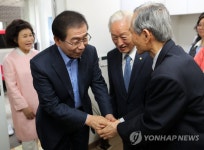 경로당 찾은 박원순 시장