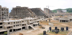 북한 노동신문, 원산갈마해안관광지구 건설현장 소개