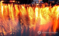 화려한 불빛, 경남 함안 낙화놀이