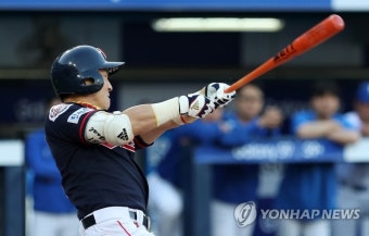 손아섭 적시타로 롯데 선취점