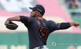 한화 선발투수 샘슨