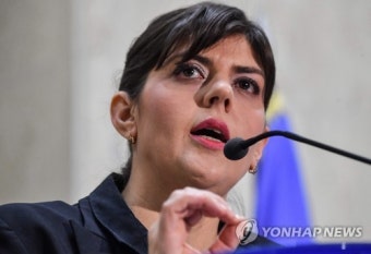 'Mrs. 정의' 루마니아 공직자수사청장 해임 결정…항의 시위