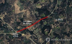 제주 비자림로 확장 구간