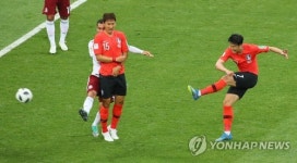 -월드컵- '손흥민 만회 골' 한국, 멕시코에 1-2로 패배…탈락 위기(종합)