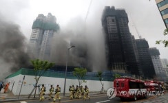대형화재 발생 세종시 주상복합아파트 정밀 안전진단한다