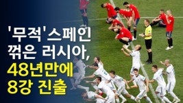 [영상] 러시아, 승부차기로 스페인 눌러…48년만에 8강 진출