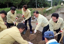 김부겸 행안장관 폭우피해 보성에 정부 차원 지원하겠다