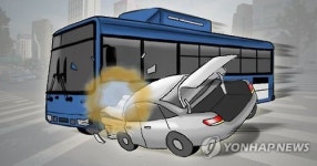 목포서 승용차-미니버스 충돌…7명 부상