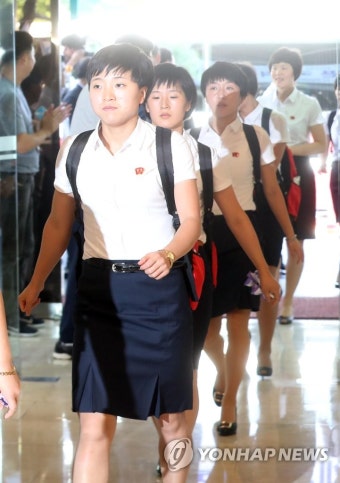 한국 북한 파리올림픽 탁구 합동 훈련