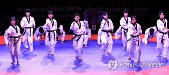 코리아오픈 국제태권도대회 태권도 시범
