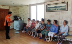 광주 북부소방서, 경로당 찾아 폭염예방 교육