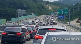 막히는 7번 국도