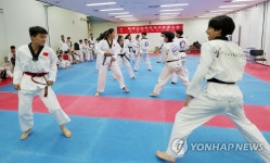 한중 태권도 겨루기 한판