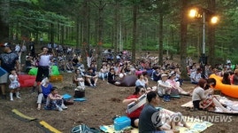 대관령 음악 치유의 숲에서 뮤즈 人 포레스트 콘서트