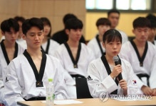 [아시안게임] 택견 익힌 태권소녀 강보라 개막이 기다려져요