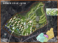 경북도 이웃사촌 시범마을 배치도(안)