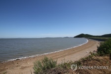 볼음도에서 보이는 북녘땅